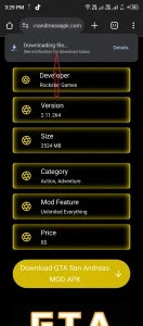 GTA San Andreas MOD APK Installation Guide